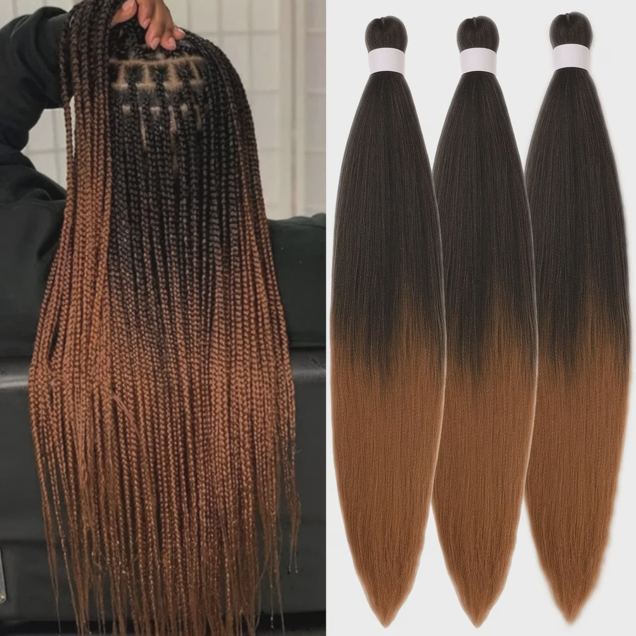 Pre-stretched Braiding Hair 26 Inch - Synthetische Haarverlengingen voor Crochet Braids