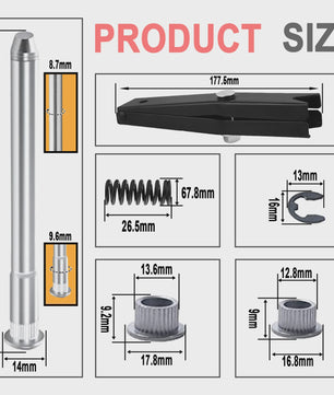 Deurscharnier Pin & Bus Kit met Veer Tool voor Chevrolet S10 / GMC S15 (1994-2004)