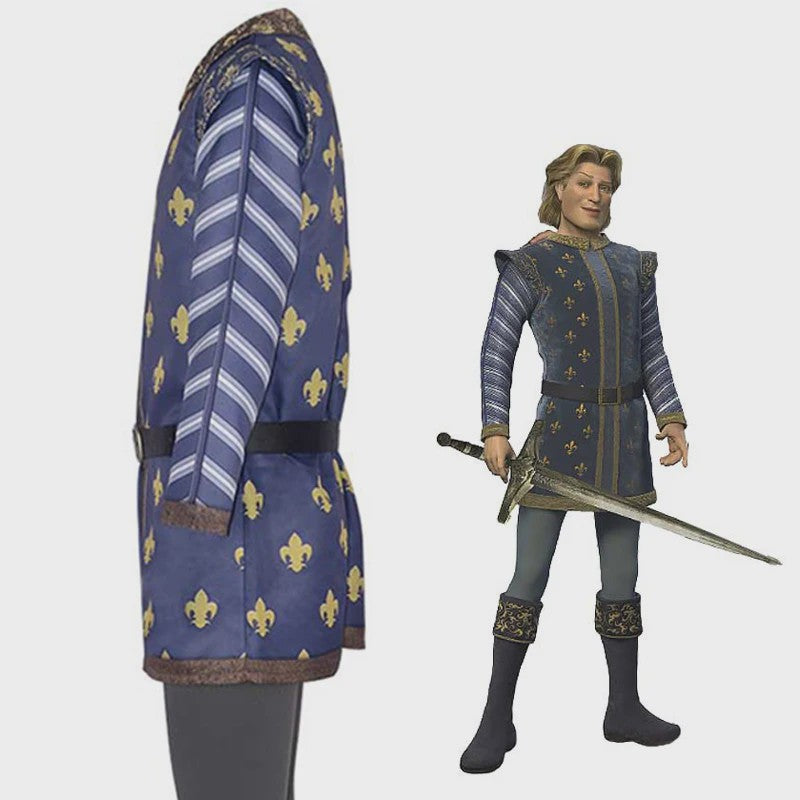 Prins Charming Kostuum - Shrek Cosplay Outfit voor Carnaval & Feest