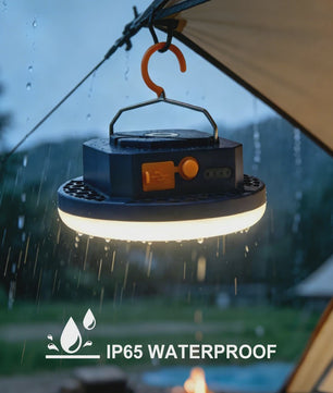 Oplaadbare Camping Lantaarn met Powerbank - 3 Lichtstanden, IP65 Waterdicht