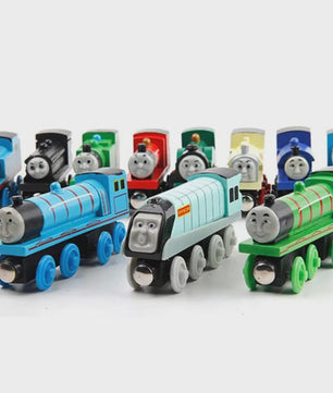 Houten Trein Speelgoed Set: Thomas & Friends Karakters en Rijtuigen