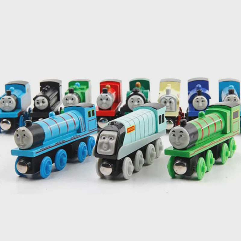 Houten Trein Speelgoed Set: Thomas & Friends Karakters en Rijtuigen