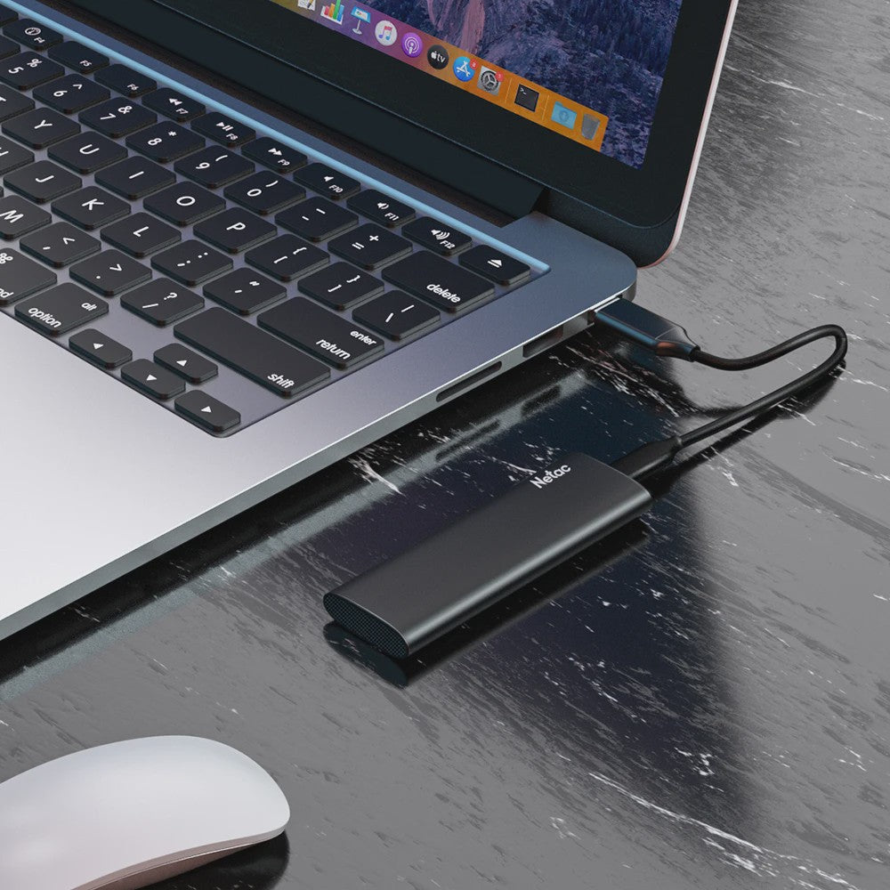 Netac Externe Draagbare SSD 500GB - 2TB | 550MB/s USB 3.2 | Compact & Snel