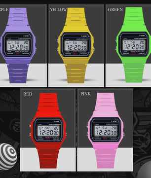 Luxe Digitale Heren & Kinder Horloge - Waterdicht, LED & Alarm