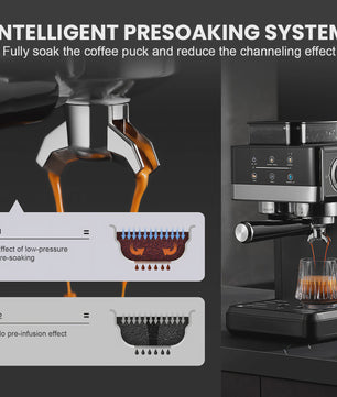 Volautomatische Espressomachine met Geïntegreerde Bonenmaler - 20 Bar, 1350W