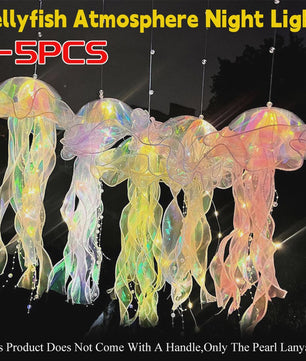 Kleurrijke Kwallen Hanglamp - Sfeervolle DIY Verlichting voor Kinderkamer