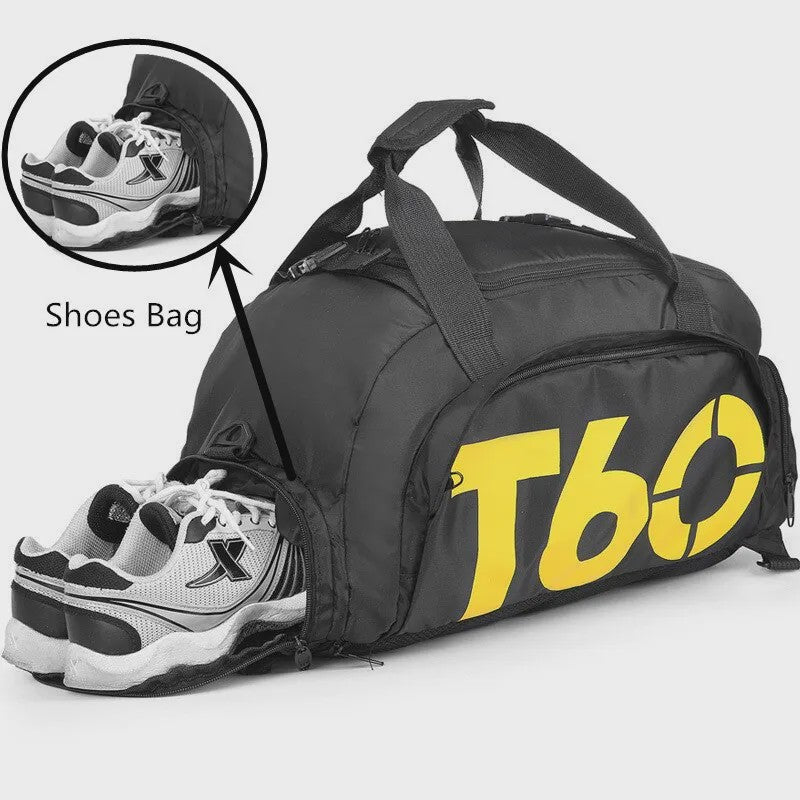 Waterdichte Sporttas T60 - Multifunctionele Fitness, Reis- en Yogatas voor Heren en Dames