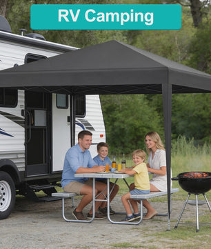 3x3m Pop-Up Gazebo Partytent - Waterdicht, UV-beschermend & Draagbaar