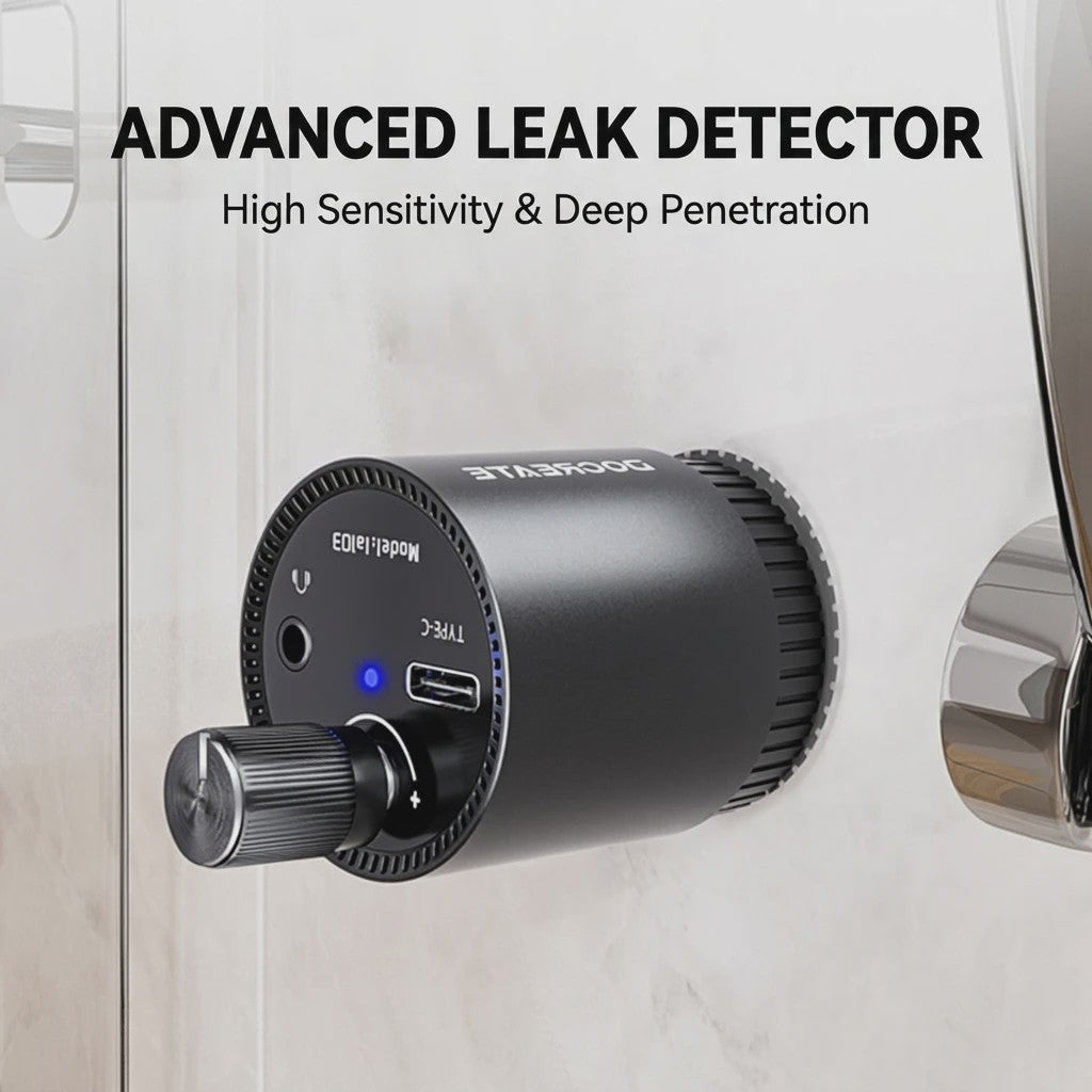 Professionele Waterlekdetector met Geluidsversterking voor Leidingen
