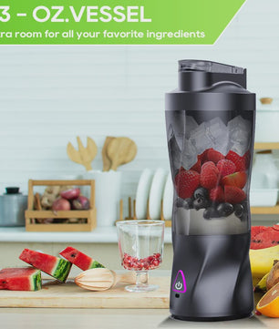 Draagbare Blender & Juicer 700ml - USB Oplaadbaar voor Smoothies, Sappen & Mixen