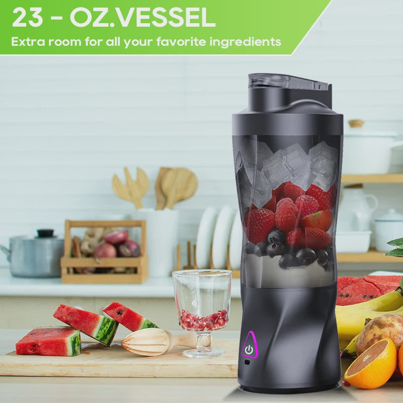 Draagbare Blender & Juicer 700ml - USB Oplaadbaar voor Smoothies, Sappen & Mixen