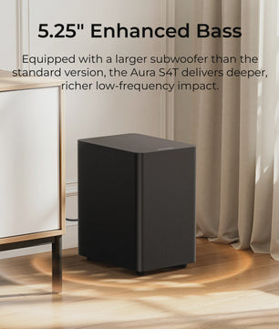 ULTIMEA 350W 7.1 Virtuele Surround Soundbar met Subwoofer & 4 Speakers