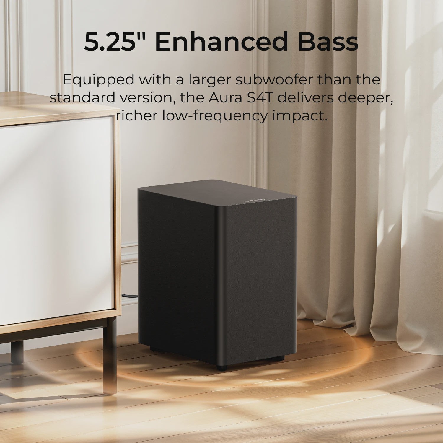 ULTIMEA 350W 7.1 Virtuele Surround Soundbar met Subwoofer & 4 Speakers