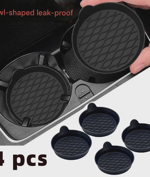 Siliconen Bekerhouder Matje Auto - Anti-slip & Waterdicht met Golfpatroon