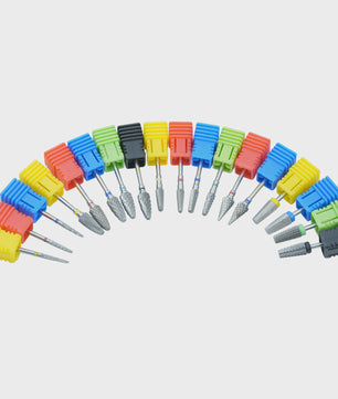 Professionele Wolframcarbide Nagelboor Bit Set - Voor Manicure & Tandheelkunde