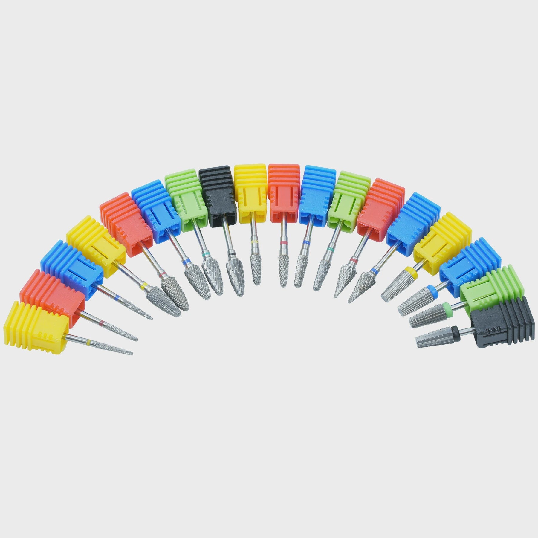 Professionele Wolframcarbide Nagelboor Bit Set - Voor Manicure & Tandheelkunde