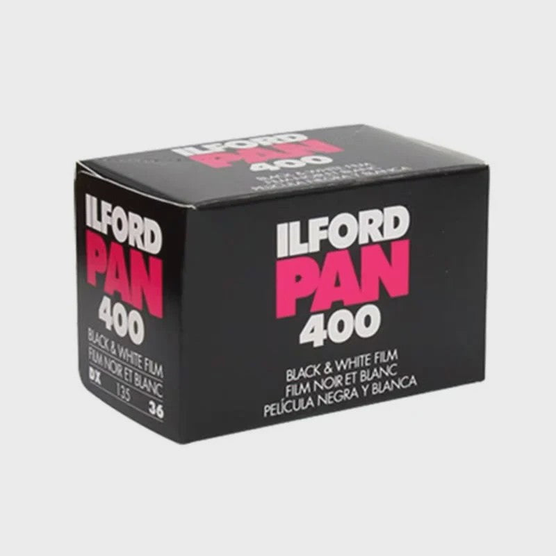 10 Rollen ILFORD PAN 400 Zwart-Wit Film 135mm (36 Exp.)
