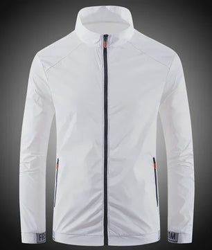 Heren UV Beschermende Sportjas - Ademend & Waterdicht Zomerjack