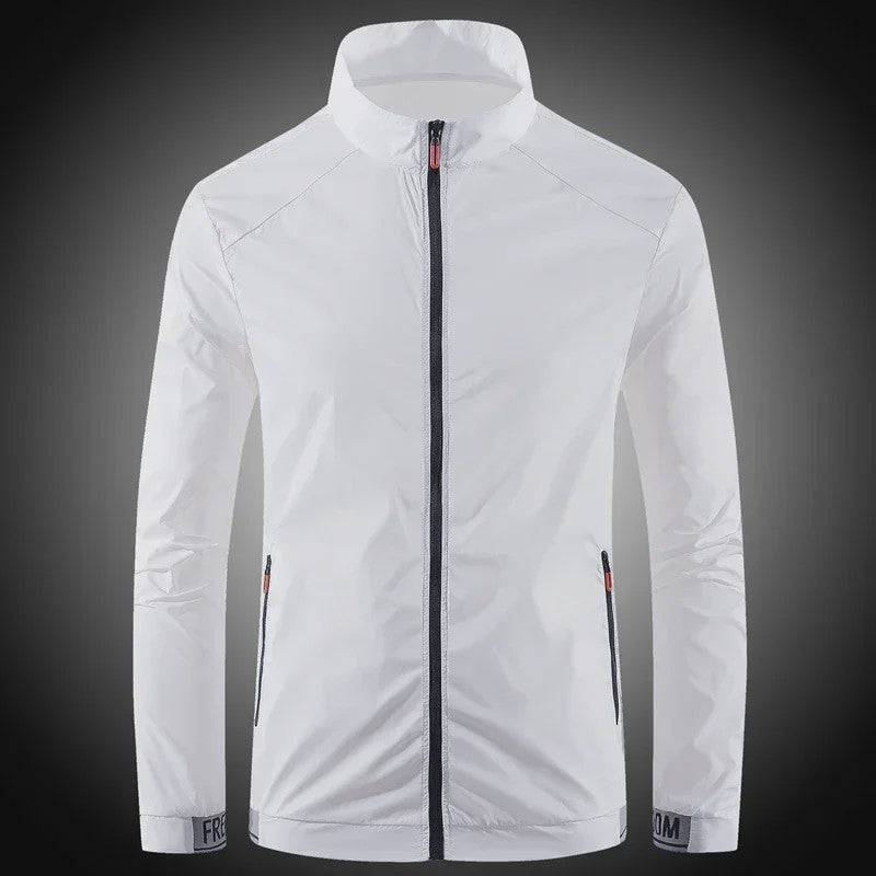 Heren UV Beschermende Sportjas - Ademend & Waterdicht Zomerjack