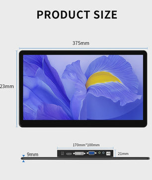 15.6" Full HD IPS Industrieel Touchscreen Monitor met HDMI, Type-C & VGA