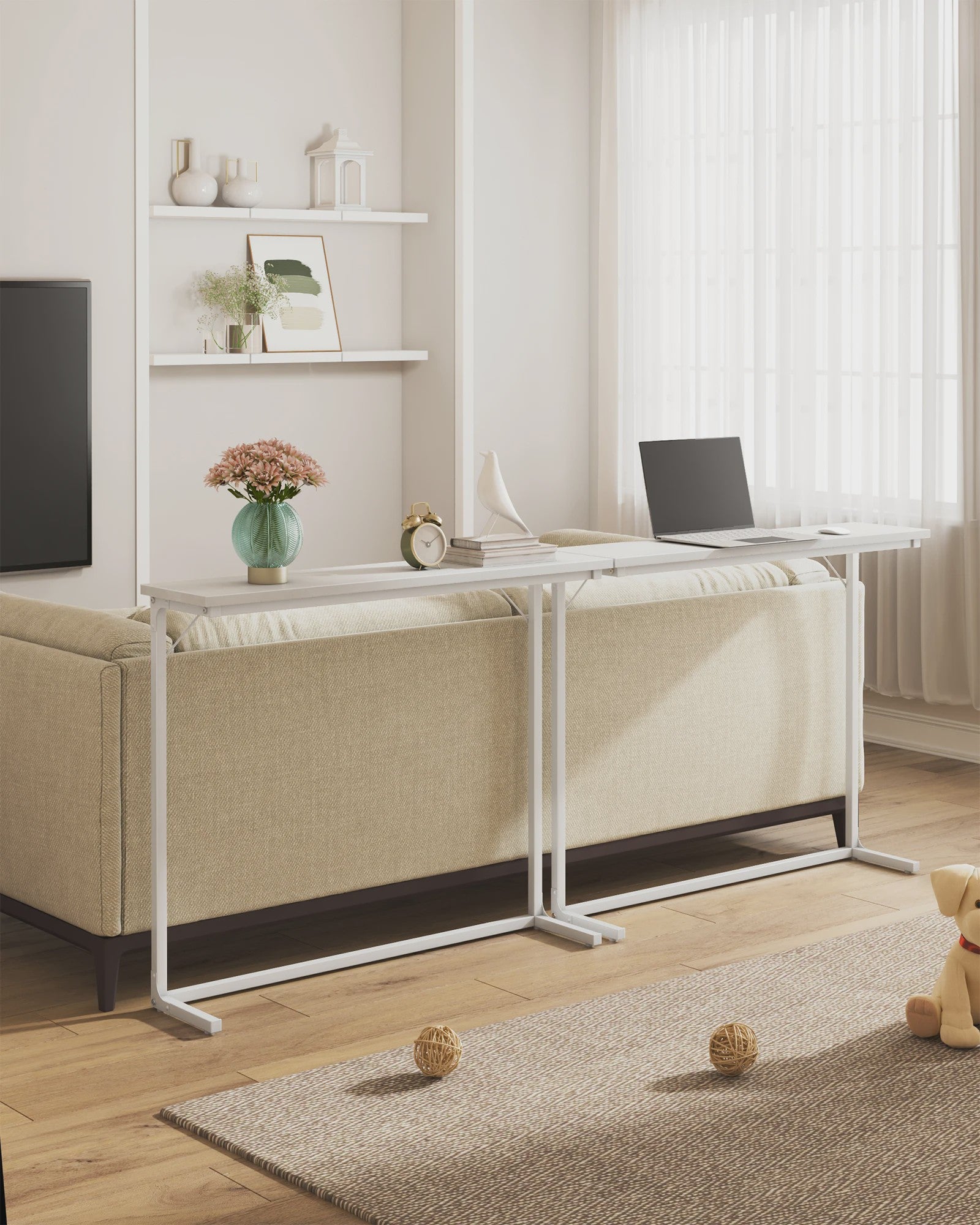 Smalle Industriële Console Tafel - Entree, Woonkamer & Banktafel