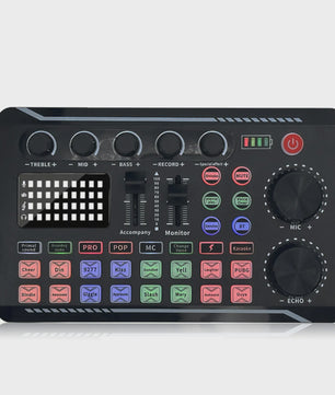 Professionele Podcast Mixer: All-in-One Audio Interface voor Streamen & Opnemen