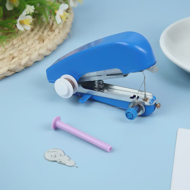 Mini Hand Naaimachine - Draagbaar & Compact voor Snelle Kledingreparaties