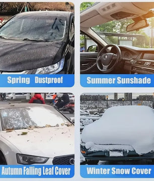 Universele Auto Sneeuwhoes - Winddicht & Waterdicht Voorruit Beschermhoes