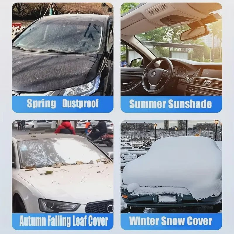 Universele Auto Sneeuwhoes - Winddicht & Waterdicht Voorruit Beschermhoes