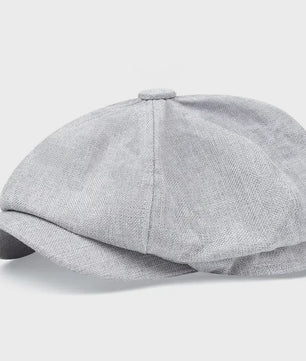 Unisex Retro Pet met Platte Klep - Peaky Blinders Stijl Herfst/Lente