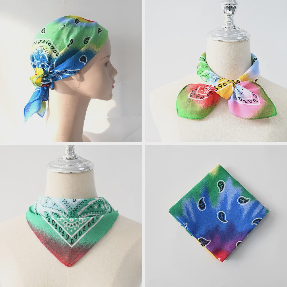 20-delige Set Paisley Bandana Sjaaltjes - Kleurrijk & Veelzijdig voor Mannen en Vrouwen