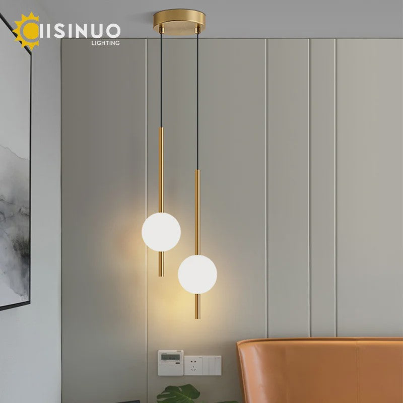 Moderne Minimalistische Hanglamp Zwart/Goud - Stijlvolle Verlichting voor Woonkamer & Slaapkamer