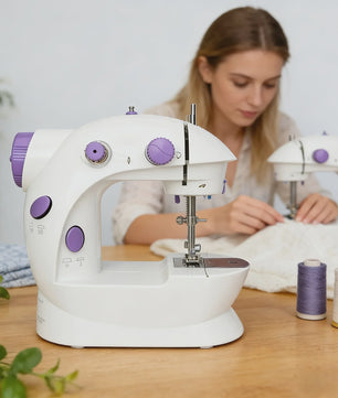 Draagbare USB Elektrische Naaimachine - Multifunctioneel, Verstelbare Snelheid, Voetpedaal, Ideaal voor Beginners & Hobbyisten