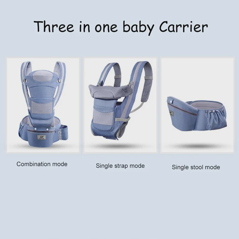 Ergonomische Baby Draagzak met Heupzitje - Multifunctioneel & Comfortabel