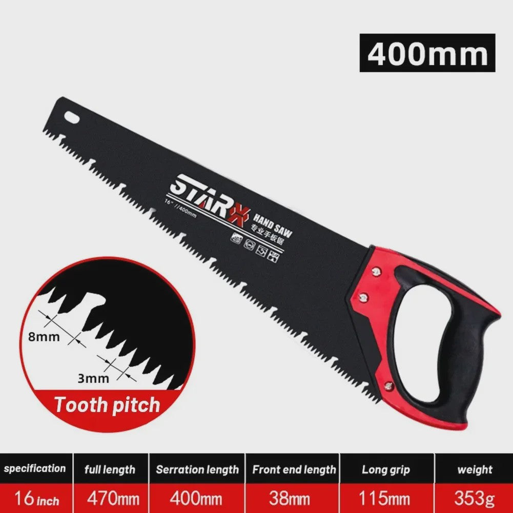 Heavy Duty Handzaag met Extra Lang Zaagblad - 16, 18 of 20 Inch - Voor Hout, Bamboe & Plastic