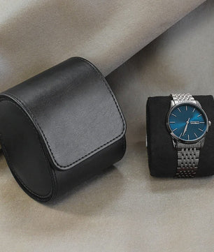 Luxe Leren Horlogeroller - Opbergdoos & Reistas voor 1, 2 of 3 Horloges