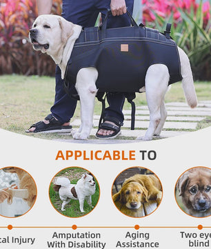 Multifunctionele Hondendrager Rugzak - Comfortabel & Ademend voor Middelgrote tot Grote Honden
