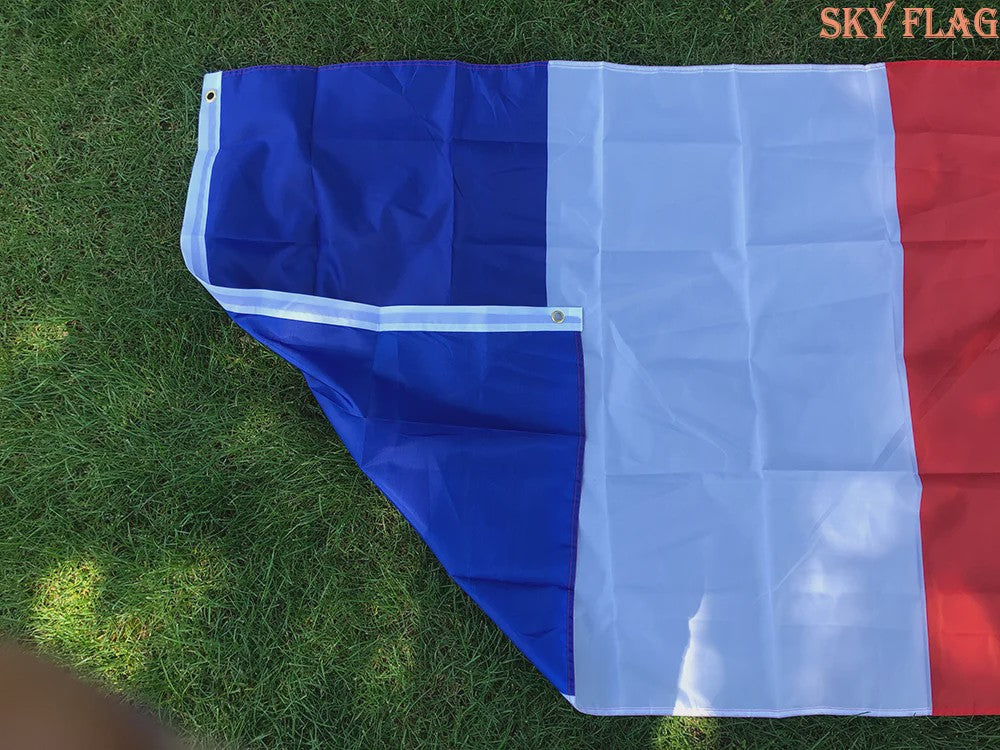 Franse Vlag - Blauw Wit Rood Polyester - 60x90cm & 90x150cm