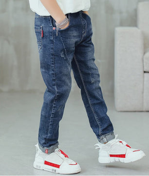 Stoere Slim Fit Jeans voor Jongens | Lente & Herfst | Casual & Trendy | Kindercadeau