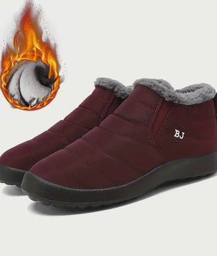 Dames Waterdichte Warme Enkellaarsjes - Comfortabele Antislip Snowboots voor Wandelen en Winter