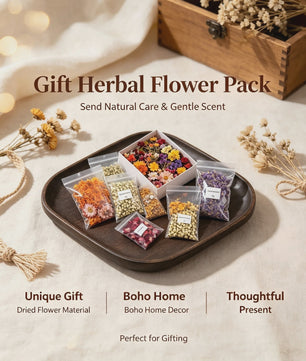 Gedroogde Bloemen & Kruiden Pakket - 40 Stuks - Knutsel & Decoratie Set