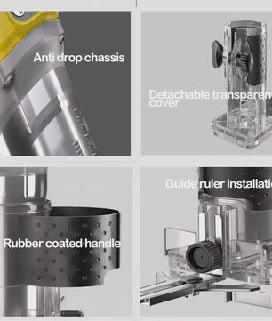 Accu Freesmachine voor Houtbewerking - Compatibel met DeWalt 18V Batterijen