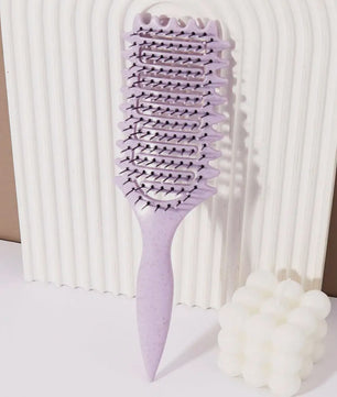 Ventilerende Stylingborstel met Massage-effect - Comfortabele Grip voor Natuurlijk Haar & Pruiken