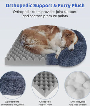 Luxe Pluche Hondenkussen - Extra Zacht & Orthopedisch - Winter Warm