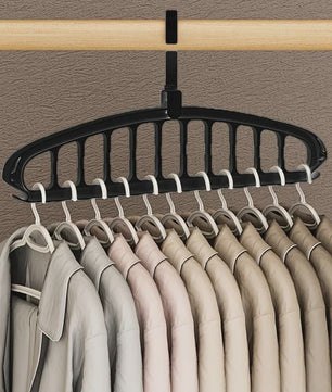 Ruimtebesparende Kledinghanger Organizer - Multifunctioneel & Antislip
