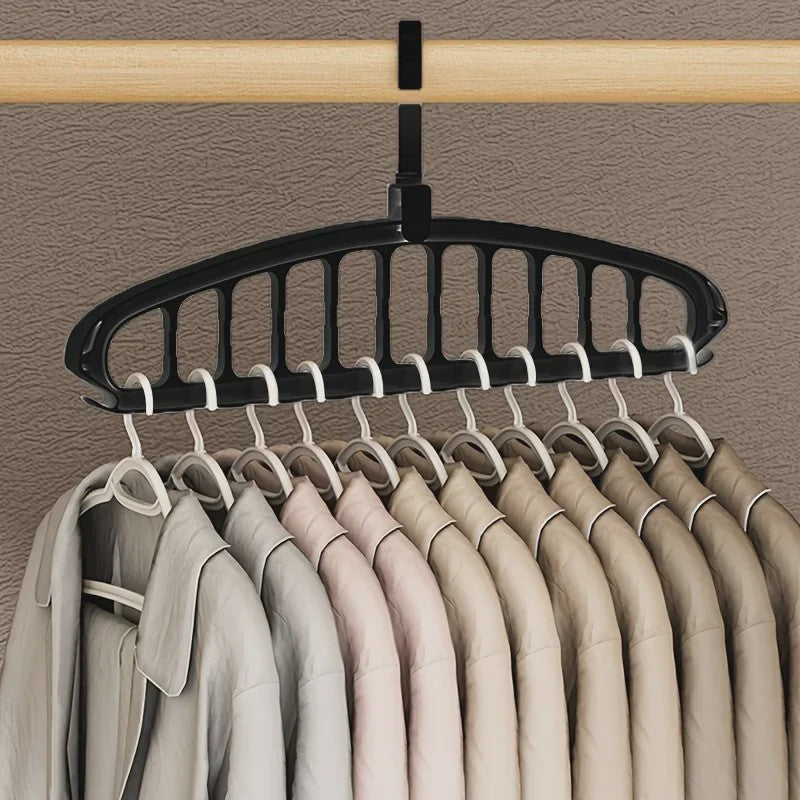 Ruimtebesparende Kledinghanger Organizer - Multifunctioneel & Antislip