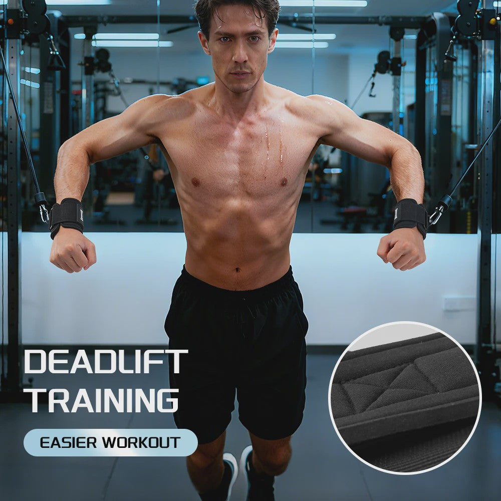 Verstelbare Polsbanden voor Krachttraining & Fitness - Verbeter Grip en Ondersteuning