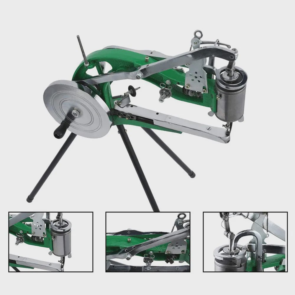 Professionele Handmatige Schoenherstel Naaimachine - Metaal, Nylon/Katoen Garen