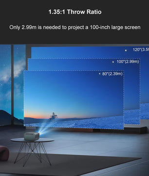 Lenovo X3 Full HD Projector: 1080P, 4K Ondersteuning, 1000 CVIA Lumens, HDR10, Android Smart TV voor Home Cinema