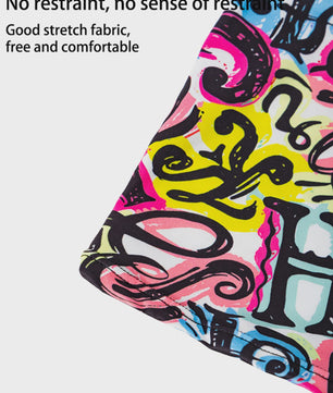10-Pack Heren Boxershorts - Comfortabel, Zacht & Stijlvol Grafitti Print